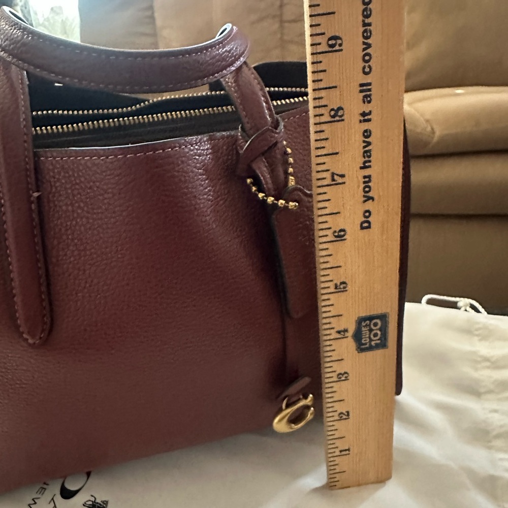 Coach Rich Brown Leather Shoulder BagNew Coach Purse. Never used